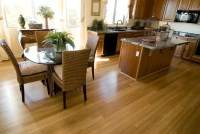 laminate flooring to dinning area